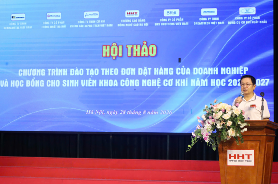 Hơn 6 tỷ đồng học bổng, đặt hàng đào tạo và đồng hành cùng sinh viên Cơ khí HHT